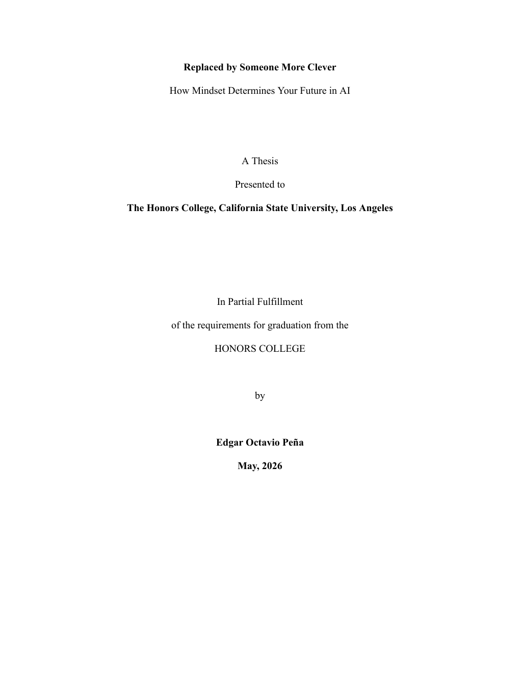AI Burro research thesis cover